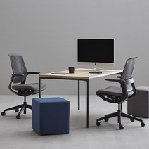 데스커 1400x800 베이직 책상 DSAD014, 상판-모던아카시아/다리-블랙