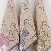 무한타올 울리 어린이집 고리 수건 (2장가격임) 60g 34x34cm, 핑크, 울리_2매