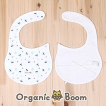 [오가닉붐]착한 유기농 돛단배 턱받이