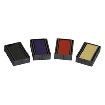 콜스템프 리필패드(N-0827)신형 흑 청 적 자동스탁리필패드, 흑색(S904715), 1개