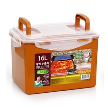 키친앤리빙 김치통 황토 절임독, 16L, 1개, 1개