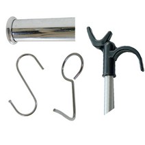 철부자 스텐봉 옷걸이봉 옷장봉 행거봉 장롱봉 장농봉, 링걸이 (1개)