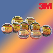 3M Scotch 비닐 전기테이프 35 19mmx20M, 보라색