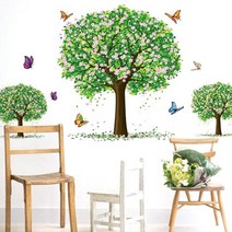 미래몰 나무 포인트 스티커, 나비와 나무