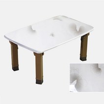 한목가구 접이식테이블 2인~3인용 720 다용도상, 플라워화이트, pvc다리(721), 1개