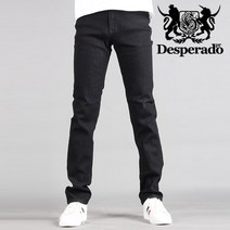 데스페라도 OP.9161203 PR스판 OP 일자 블랙진 청바지