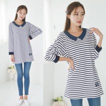 메르 긴팔 둥근카라티