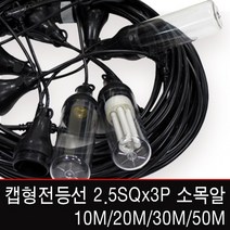 신광전기 캡형전등선1.5SQx3C/소모갈/30M/연등선, [램프] LED벌브램프 12W(E26)