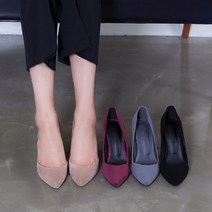 홍대언니 엔느 스웨이드 스틸레토힐