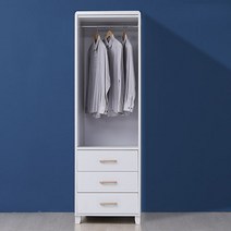 더나무 올리비아 긴옷장 외 대따많음, 화이트