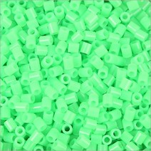 비즈노리 [비즈노리]컬러비즈+부자재 완벽구성, 컬러비즈/모양판/부자재/비즈통/세트상품, [선택2]야광컬러비즈/05-야광초록/5mm_50g