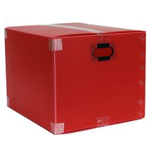 세화파렛텍 서류박스 이사박스 리빙박스, 빨강, 이사박스1호