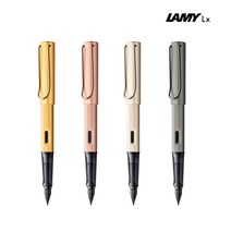 라미 룩스 Lx 만년필, 3번 팔라듐, 1개, EF (0.5~0.6mm)