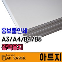 올페이퍼 100~300g 아트지, 아트지 300g_B4_125매
