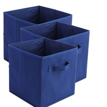 이디오리빙 수납박스 3개, Navy 3개