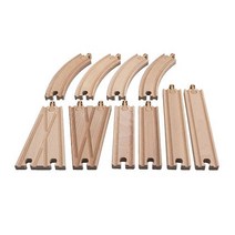 이케아 LILLABO기차레일/원목기차/기차놀이/원목교구/기차/103.637.26/에이스디샵, 10개