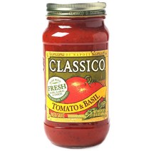 클라시코 파스타 소스 토마토 & 바질 글루텐 프리, 680g, 1개