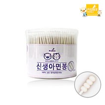 피그비 고급순면 100% 신생아면봉 600P [종이스틱], 600개입, 1개