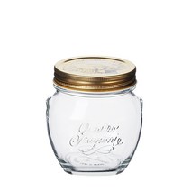 [보르미올리 안포라 밀폐용기 0.3L]/쨈병/유리병/장아찌/락앤락/담금주/원두커피/에이드/피클/, 300ml, 1개