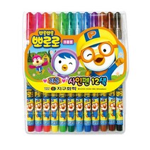 지구화학 싸인펜, 1개, S01_뽀로로싸인펜12색