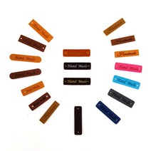 나은몰 Handmade 가죽 라벨 뜨개질 부자재, E, 1개