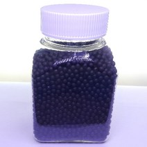 큰숲 개구리알 고흡수성수지 구슬, 보라, 120g