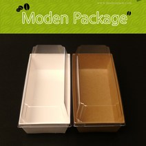 모든포장 직사각 샌드위치 도시락+뚜껑 SET, 5개, 화이트