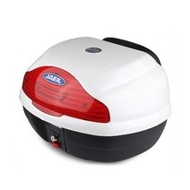 HARDY 하디 탑박스 38L 탑케이스 리어백 오토바이 바이크 스쿠터 가방, 레드