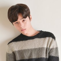 가발나라 세미가발 셋팅 가르마 펌 남성부분가발, 에쉬블랙, 1개