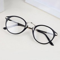 와이즈 아이웨어 [카르페디엠]유니크한 빈티지 콤비네이션 뿔테안경