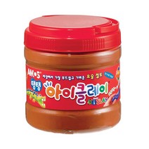 아모스 20000 탱탱아이클레이 버켓 400g, 갈색, 1개