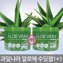 과일나라 알로에 수딩젤 500ml 1+1 알로에/수딩/애프터선, 1세트, 500g