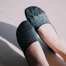 엑스미스 여성용 쥬시 글리터 페이크삭스