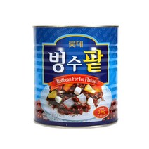 롯데푸드 빙수팥 통조림, 3kg, 1개