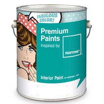 노루페인트 수성내부용 친환경 프리미엄 팬톤페인트 4L 인테리어, 무광 12-4609 Starlight blue