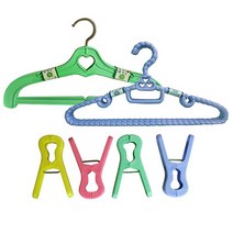 국산 빨래집게 옷걸이, D.꽈배기옷걸이3P, 1개