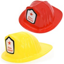 뉴소방관모자 파티역할놀이 무대소품 플라스틱모자, 뉴소방관모자(레드)
