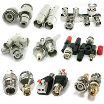 더블스피드 BNC RCA 동축 CCTV 카메라 안테나케이블 연결 젠더 커넥터, AK0022
