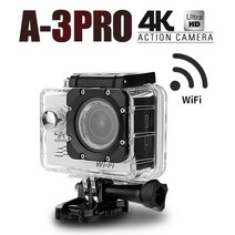 S2J 체이스뷰 A-3 PRO UHD(4K) 와이파이 액션캠, A-3 PRO 액션캠 블랙+64GB