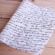 쿠킹스토리 사각 포장유산지, 필기체, 15장