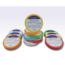 실험실용 라벨테이프 12.7mm(KA.60-12x) 낱개판매 6가지 색상/WRITE-ON LABEL TAPE, 1개