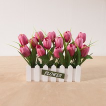 베이직튤립울타리_P, 화이트핑크, 1개