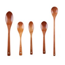 올댓세일 옻칠 원목 주방조리기구 볶음스푼, B-7 요리주걱 볶음스푼, 1개