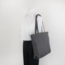 뱅블랑 심플 베이직 라지 숄더백 남녀공용