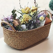 타원형 핸들 해초바구니(4size), S