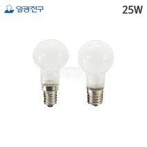 미니 크립톤 (불투명), E14(14mm)/25W, 1개