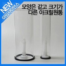 [아임사이언스]모양은 같고 크기가 다른 아크릴원통