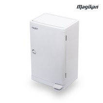 매직캔 M450BW 58L 휴지통, 화이트, 1개