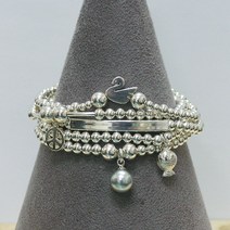 MK P&J 은925 실버팔찌