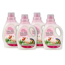 슈가베베 유아 섬유유연제 1.8L x 2 통 또는 4통, 4개